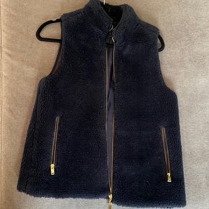 Blue vest j crew